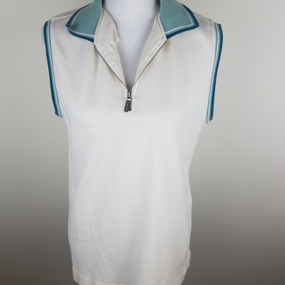 Vintage Callaway Golf Shirt Sleeveless Collared - Picture 9 of 9